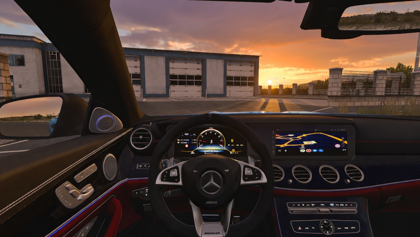 МОД Mercedes-Benz E-Class W213 2019 v1.3 ДЛЯ EURO TRUCK SIMULATOR 2 thumbnail 4