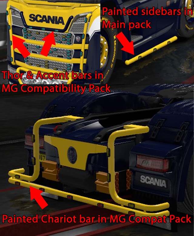 МОД Truck Accessory Pack v16.8.1 ДЛЯ EURO TRUCK SIMULATOR 2 thumbnail 2