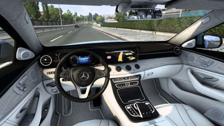 МОД Mercedes-Benz W213 v1.59 ДЛЯ EURO TRUCK SIMULATOR 2 thumbnail 2