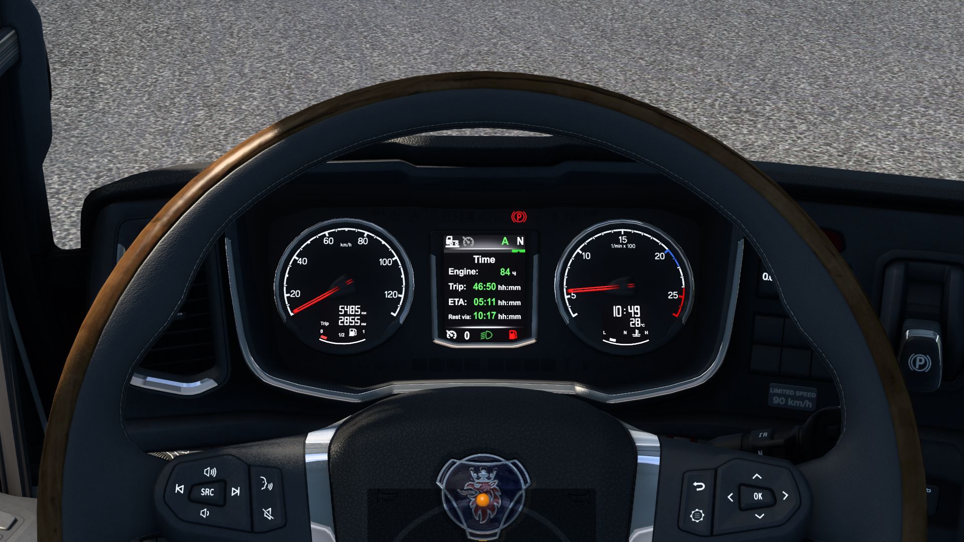 МОД Scania NG Improved Dashboard v5.2 ДЛЯ EURO TRUCK SIMULATOR 2 thumbnail 5