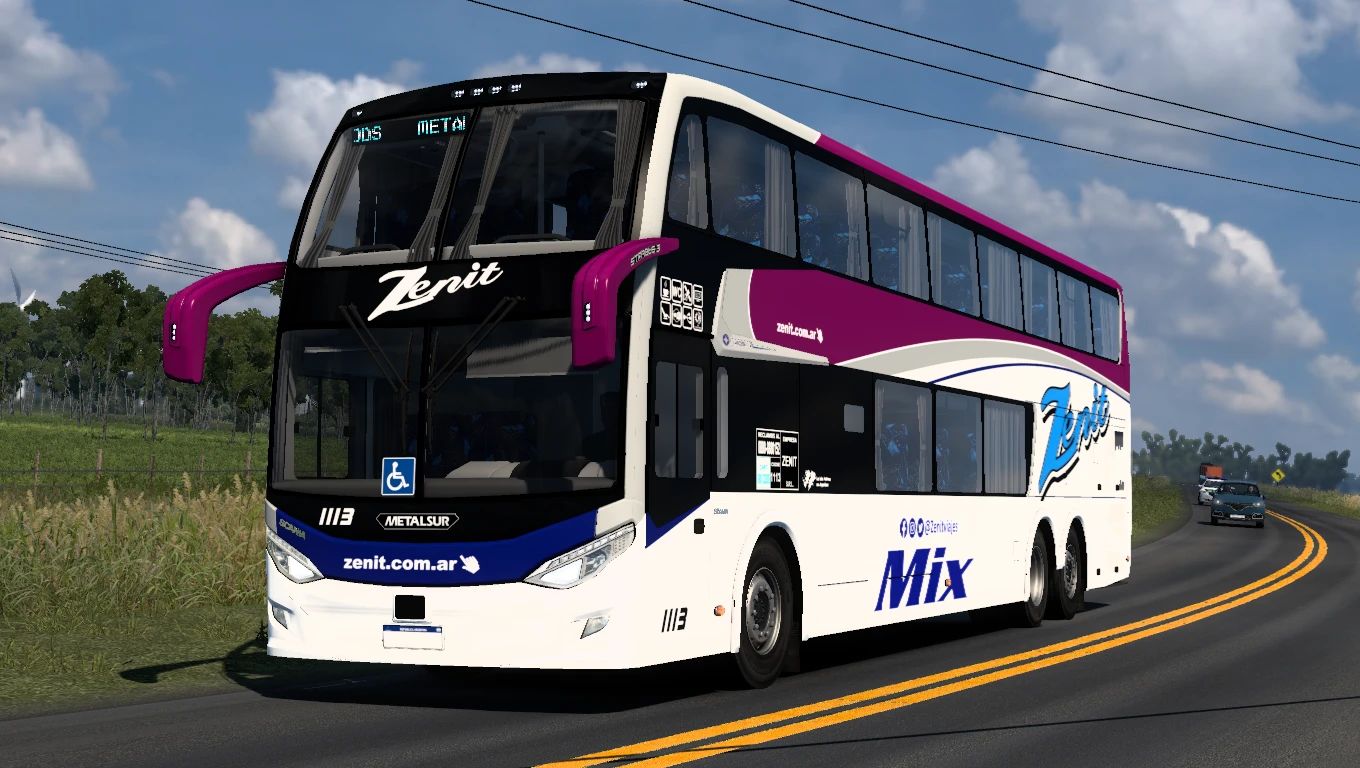 МОД Metalsur Starbus 3 405 v1.1 ДЛЯ EURO TRUCK SIMULATOR 2