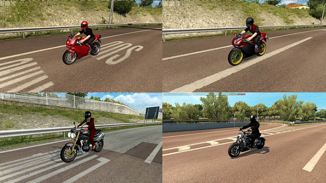 МОД Motorcycle Traffic Pack v6.5.16 ДЛЯ EURO TRUCK SIMULATOR 2