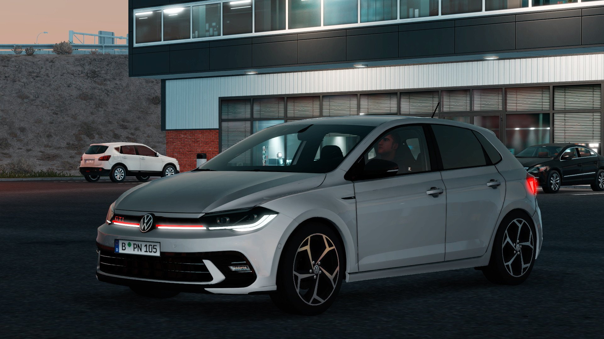 МОД Volkswagen Polo GTI 2023 v1.59 ДЛЯ EURO TRUCK SIMULATOR 2 thumbnail 2