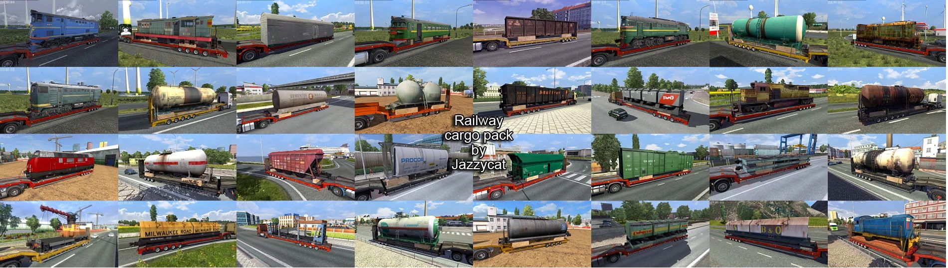 МОД Railway Cargo Pack v4.6.5 ДЛЯ EURO TRUCK SIMULATOR 2