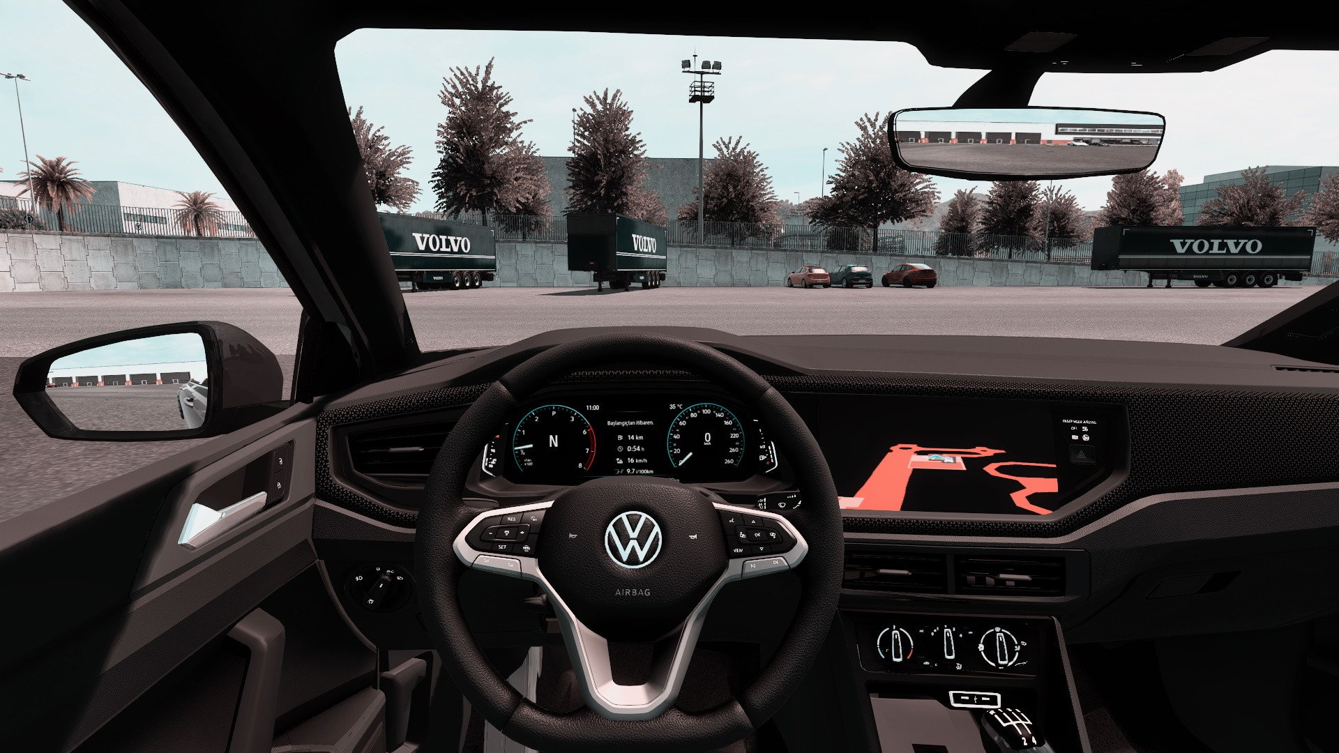МОД Volkswagen Polo GTI 2023 v1.59 ДЛЯ EURO TRUCK SIMULATOR 2 thumbnail 3