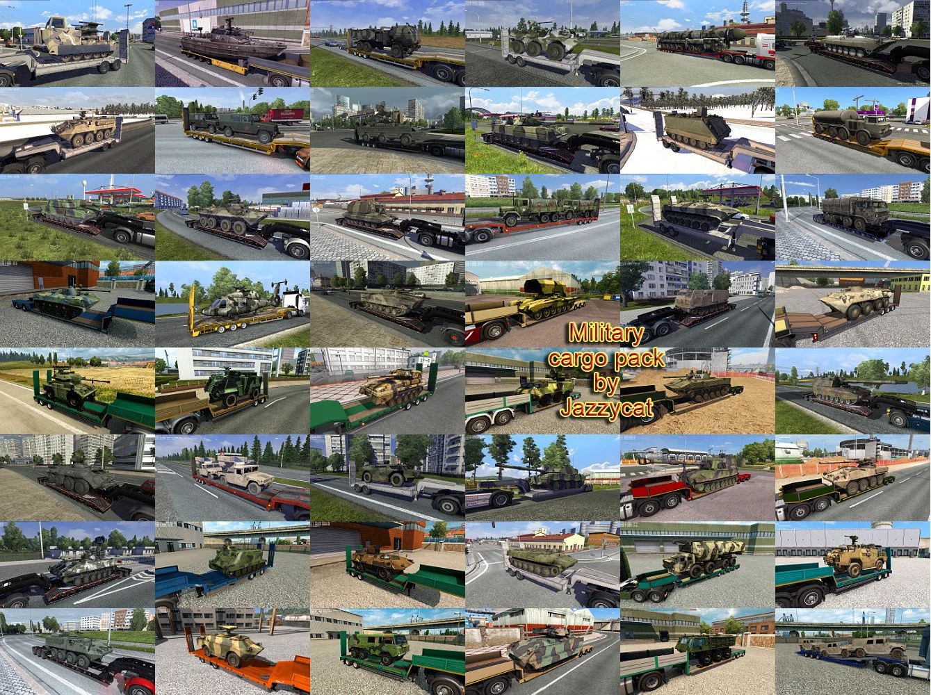 МОД Military Cargo Pack v6.8.5 ДЛЯ EURO TRUCK SIMULATOR 2