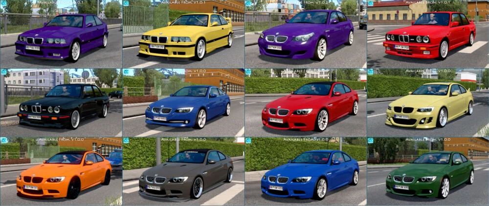 МОД BMW Traffic Pack 1.59 ДЛЯ EURO TRUCK SIMULATOR 2