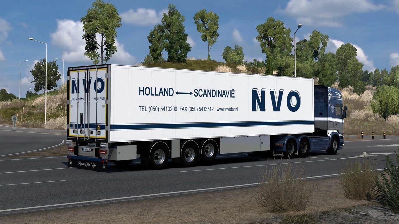 МОД European Trailer Pack v3.4 ДЛЯ EURO TRUCK SIMULATOR 2