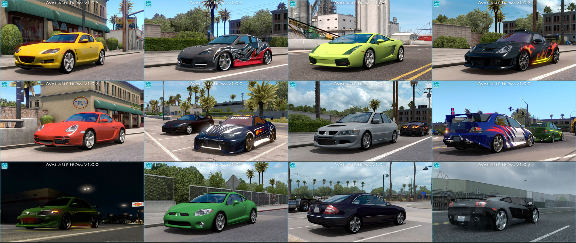 МОД NFS Traffic Pack v1.59 ДЛЯ EURO TRUCK SIMULATOR 2