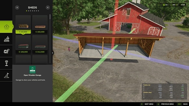 Мод Move Placeables Advanced v2.1.0.0 (1.18.x) ДЛЯ FARMING SIMULATOR 2025
