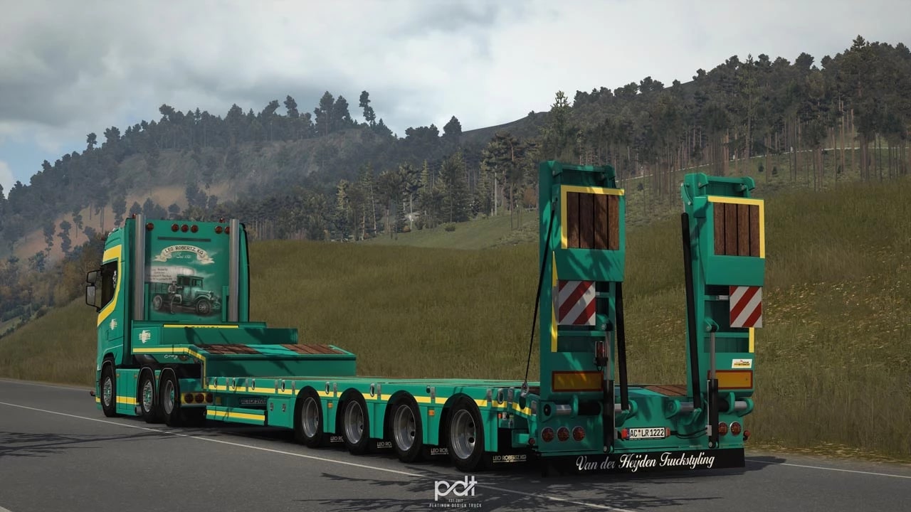 МОД Scania S650 Leo Robertz KG + trailer v8.0 ДЛЯ EURO TRUCK SIMULATOR 2 thumbnail 3