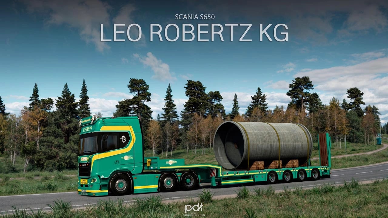 МОД Scania S650 Leo Robertz KG + trailer v8.0 ДЛЯ EURO TRUCK SIMULATOR 2 thumbnail 2