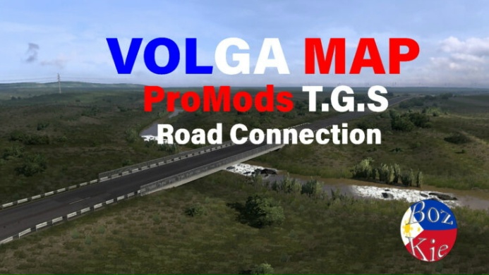 МОД Volga Map – Promods T.G.S RC V1.5 ДЛЯ EURO TRUCK SIMULATOR 2