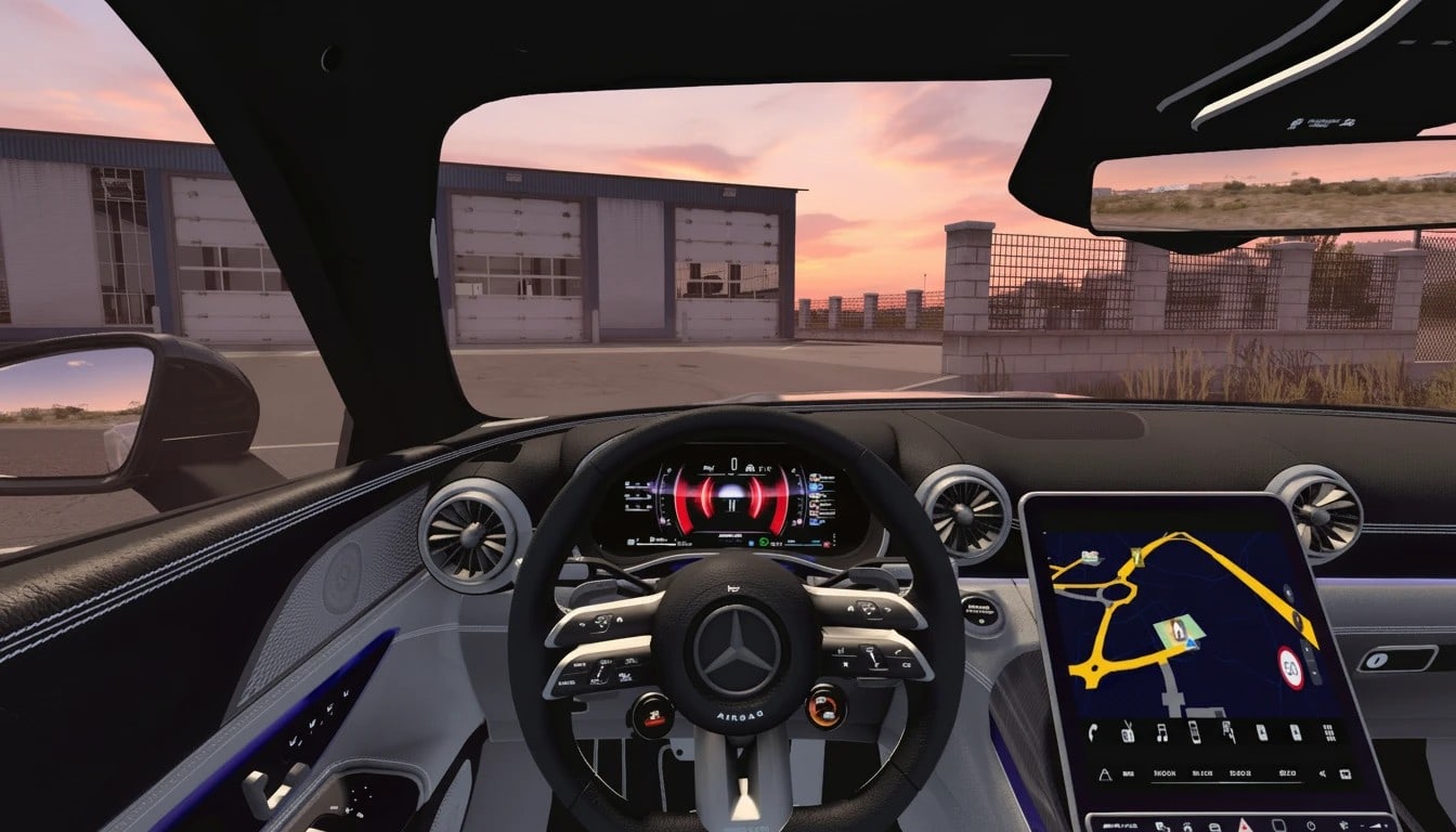 МОД Mercedes AMG GT63 Coupe 2025 v1.2 ДЛЯ EURO TRUCK SIMULATOR 2 thumbnail 4