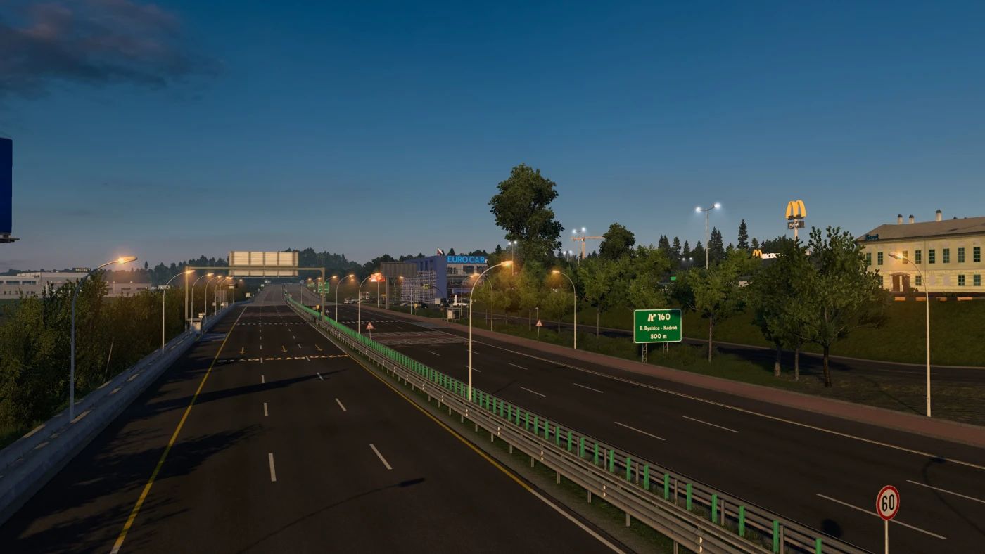 МОД Slovensko+ v4.5 ДЛЯ EURO TRUCK SIMULATOR 2