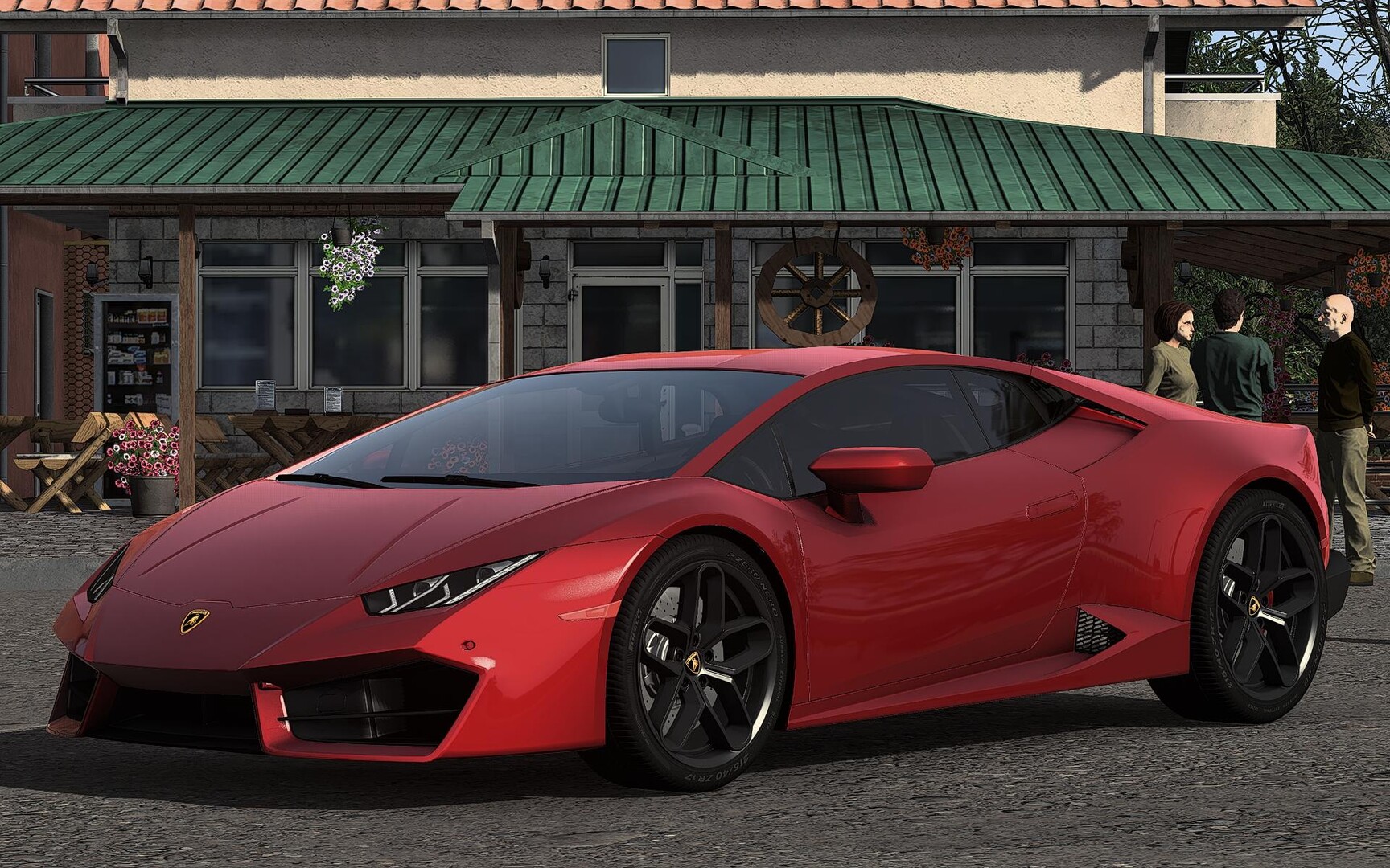 МОД Lamborghini Huracan LP 580-2 2017 v2.7 ДЛЯ EURO TRUCK SIMULATOR 2