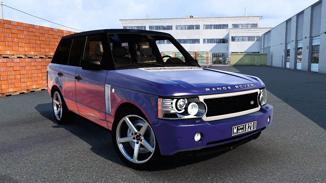 МОД Land Rover Range Rover Supercharged 2008 v8.5 ДЛЯ EURO TRUCK SIMULATOR 2
