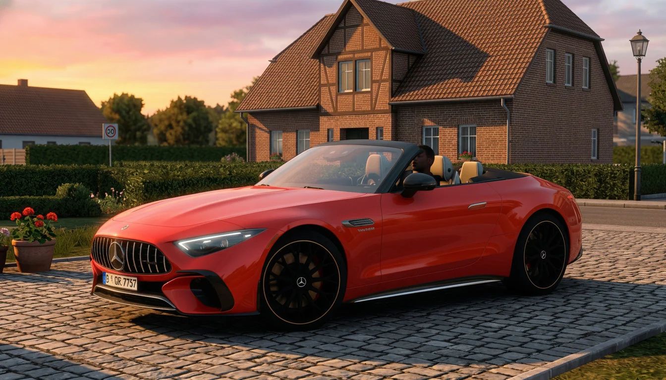 МОД Mercedes-Benz SL63 AMG 2023 v2.3 ДЛЯ EURO TRUCK SIMULATOR 2