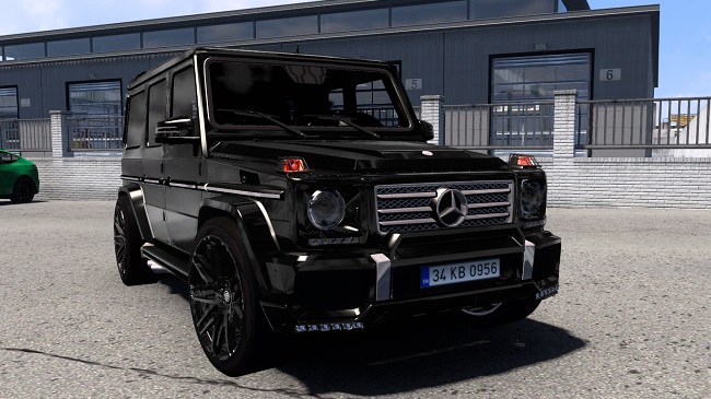 МОД Mercedes-Benz G65 Gelandewagen 2012 v5.7 ДЛЯ EURO TRUCK SIMULATOR 2