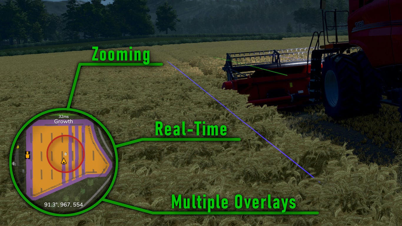 Мод Minimap Plus v1.0.0.0 (1.18.x) ДЛЯ FARMING SIMULATOR 2025 thumbnail 4