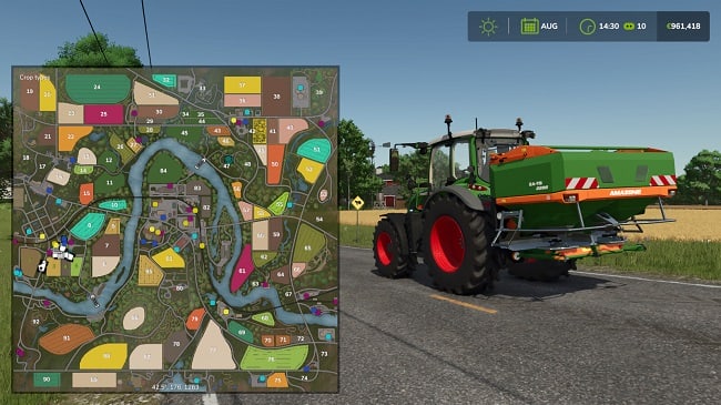 Мод Minimap Plus v1.0.0.0 (1.18.x) ДЛЯ FARMING SIMULATOR 2025