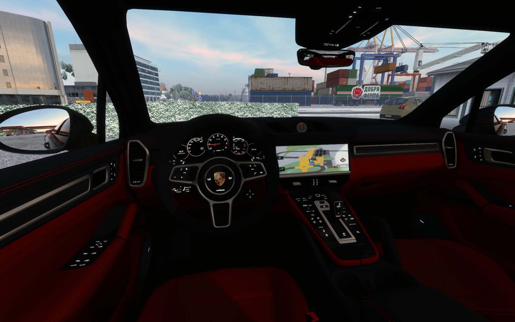 МОД Porsche Cayenne Turbo 2022 E3 v2.0 ДЛЯ EURO TRUCK SIMULATOR 2 thumbnail 3