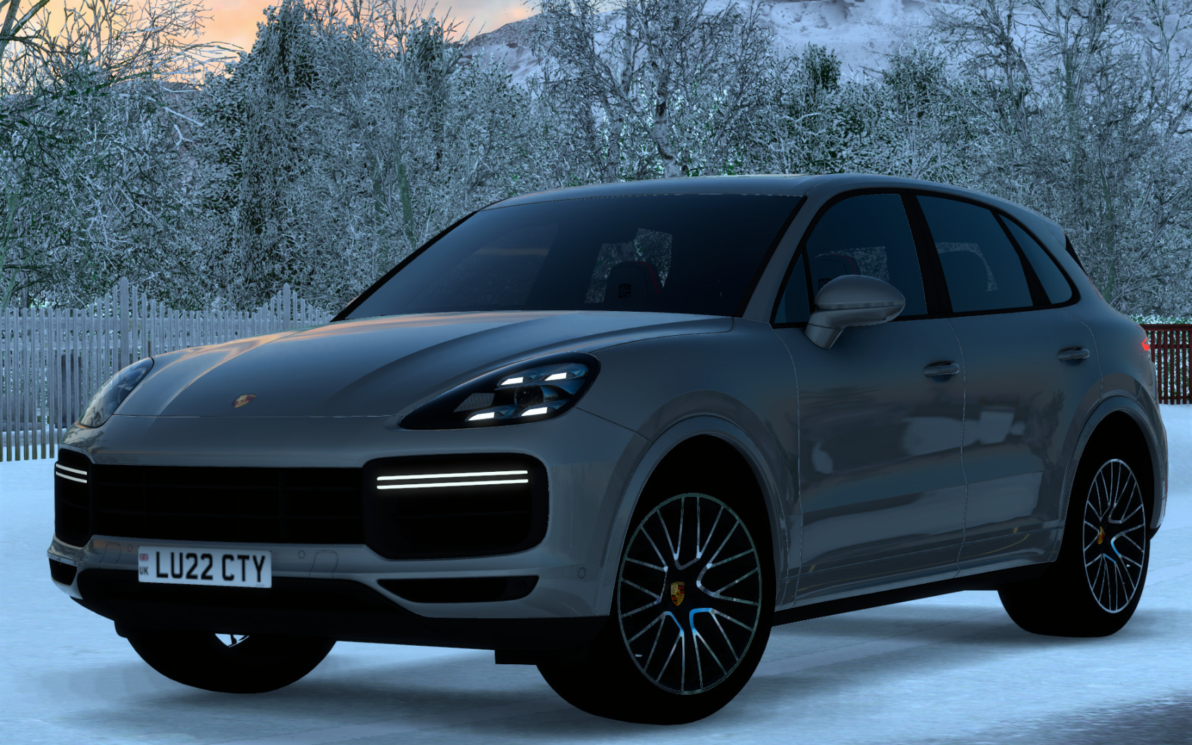 МОД Porsche Cayenne Turbo 2022 E3 v2.0 ДЛЯ EURO TRUCK SIMULATOR 2