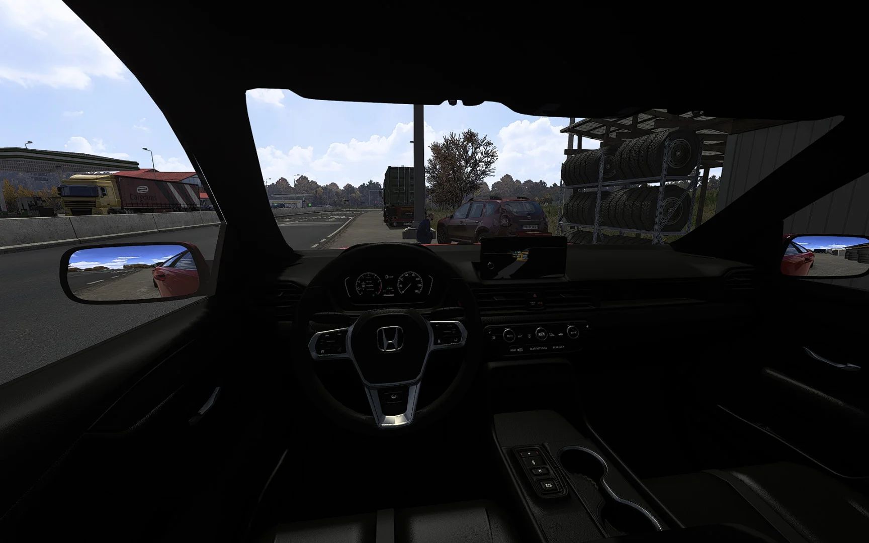 МОД Honda Pilot YG2 2025 v1.5 ДЛЯ EURO TRUCK SIMULATOR 2 thumbnail 3