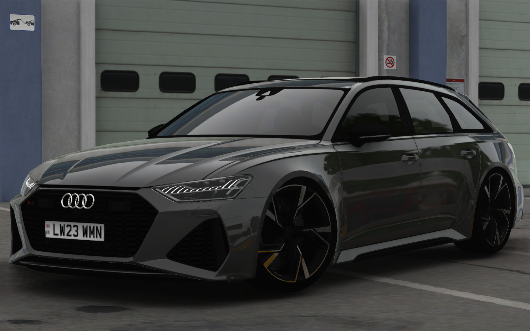 МОД Audi RS6 Avant C8 2020 v2.1 ДЛЯ EURO TRUCK SIMULATOR 2