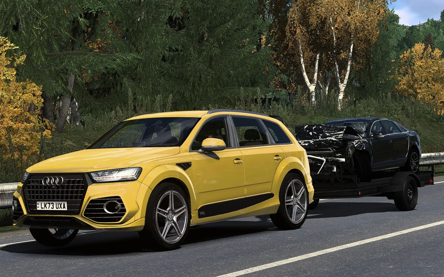 МОД Audi SQ7 4M v2.1 ДЛЯ EURO TRUCK SIMULATOR 2