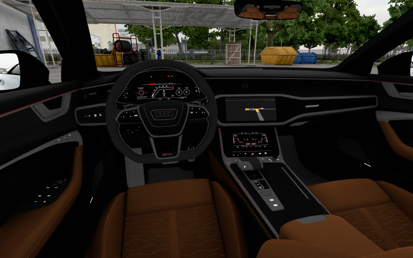 МОД Audi RS6 Avant C8 2020 v2.1 ДЛЯ EURO TRUCK SIMULATOR 2 thumbnail 3