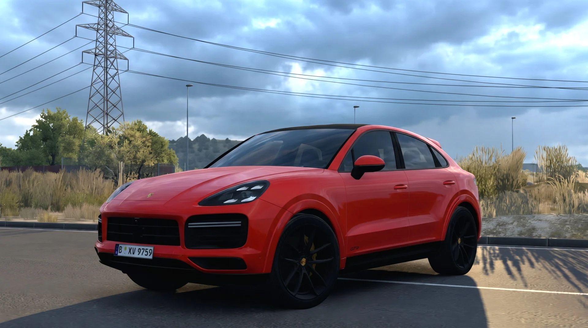 МОД Porsche Cayenne Coupe GTS 2021 v1.5 ДЛЯ EURO TRUCK SIMULATOR 2