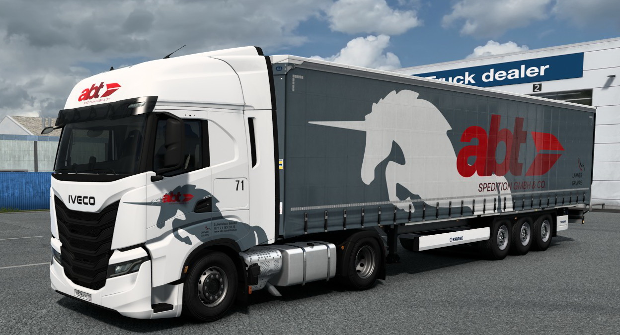 МОД Combo Skin Abt Spedition v1.0 ДЛЯ EURO TRUCK SIMULATOR 2