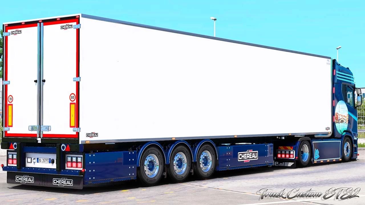 МОД Chereau Trailer Megamod v6.6 ДЛЯ EURO TRUCK SIMULATOR 2