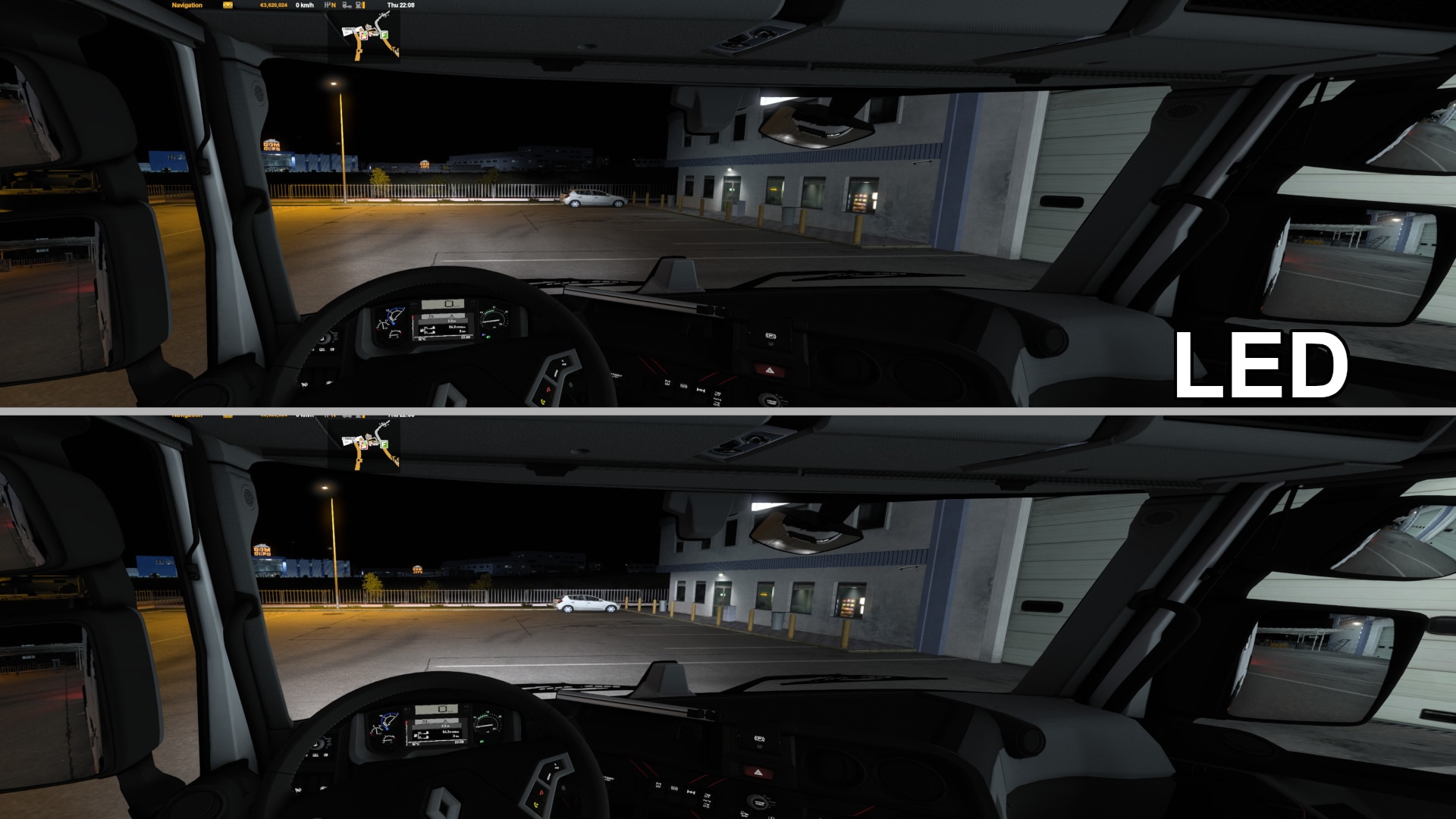 МОД Headlight Options v1.59 ДЛЯ EURO TRUCK SIMULATOR 2