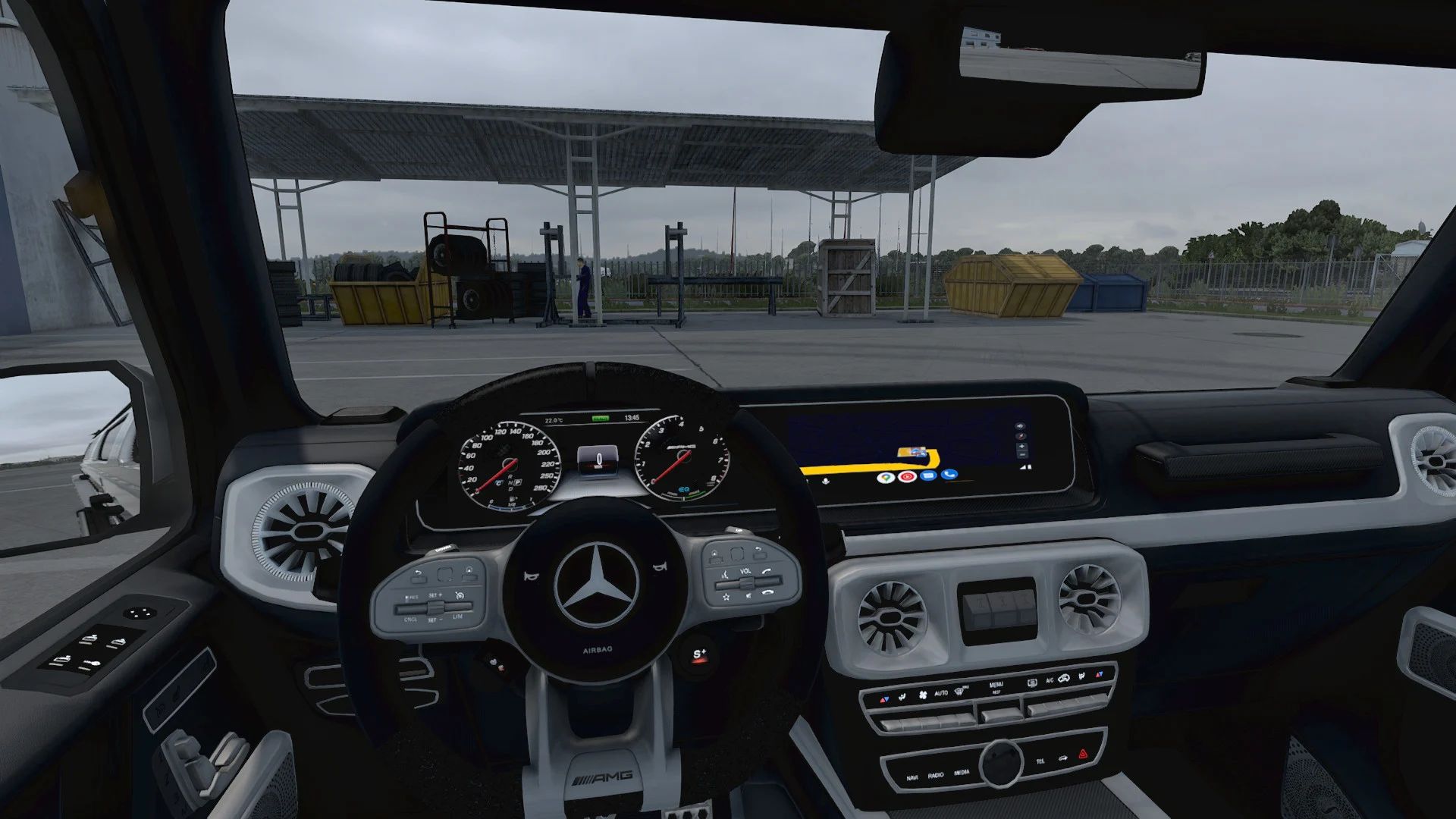 МОД Mercedes-Benz G500 2021 v1.1 ДЛЯ EURO TRUCK SIMULATOR 2 thumbnail 3