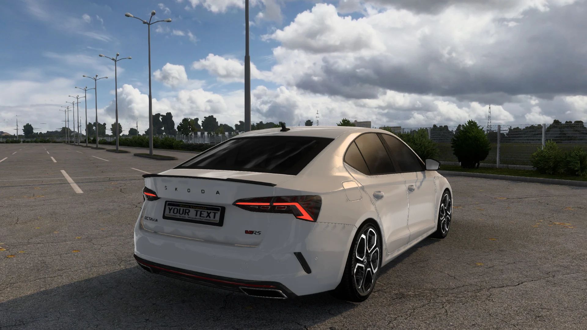 МОД Skoda Octavia RS 2022 v3.3 ДЛЯ EURO TRUCK SIMULATOR 2 thumbnail 2