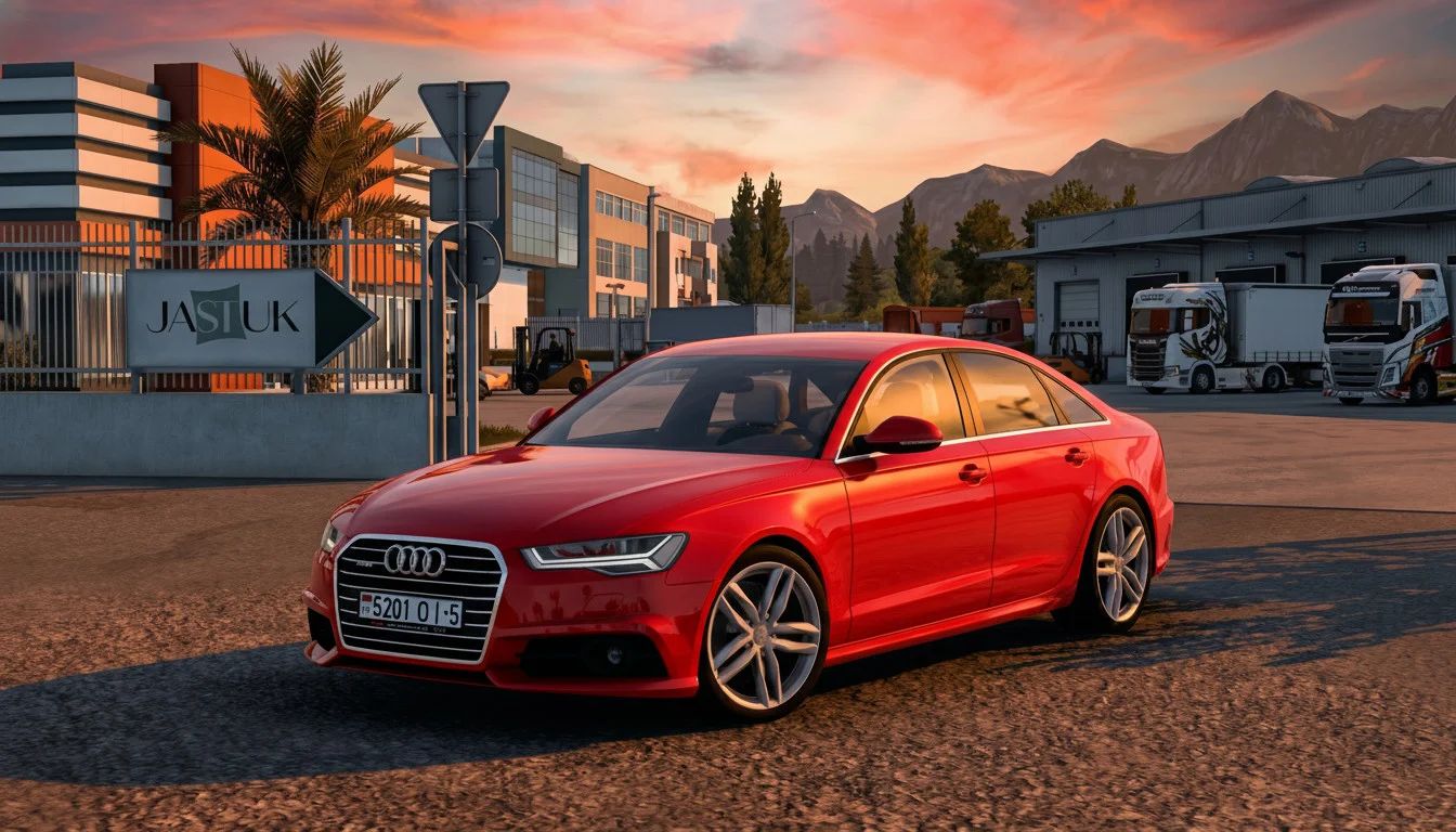 МОД Audi A6 C7 2015 v3.5 ДЛЯ EURO TRUCK SIMULATOR 2