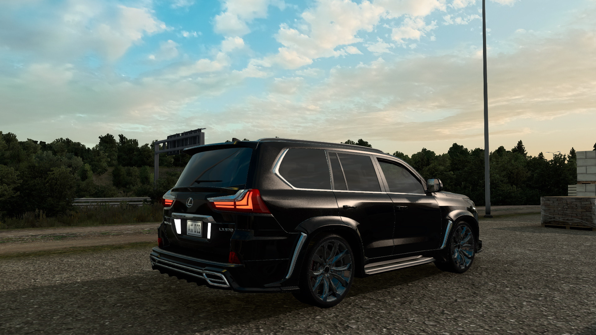 МОД Lexus LX 570 Super Sport 2021 v2.9 ДЛЯ EURO TRUCK SIMULATOR 2 thumbnail 3