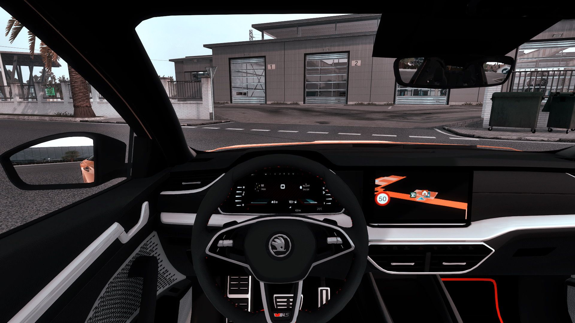 МОД Skoda Octavia RS 2022 v3.3 ДЛЯ EURO TRUCK SIMULATOR 2 thumbnail 3
