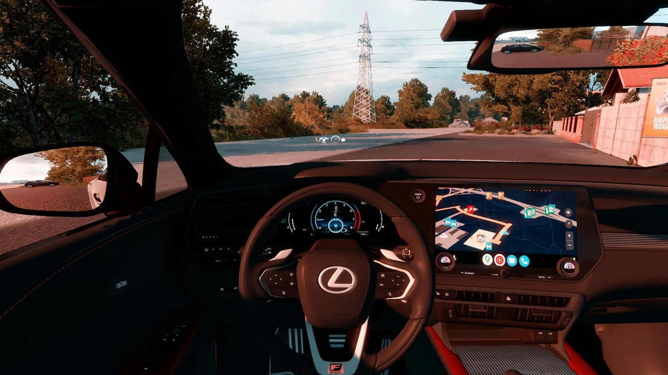 МОД Lexus RX 500h F Sport Performance 2024 v1.6 ДЛЯ EURO TRUCK SIMULATOR 2 thumbnail 3
