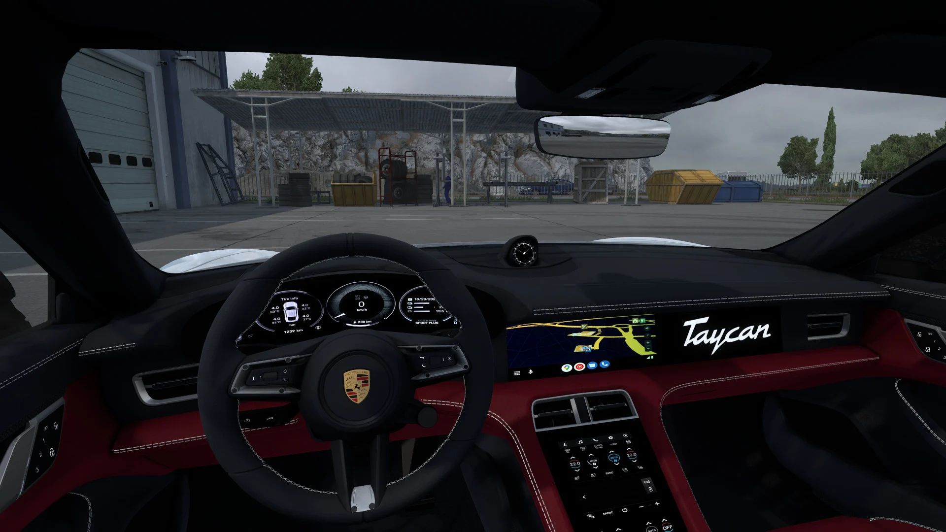 МОД Porsche Taycan Turbo S Mansory 2025 v1.0 ДЛЯ EURO TRUCK SIMULATOR 2 thumbnail 3