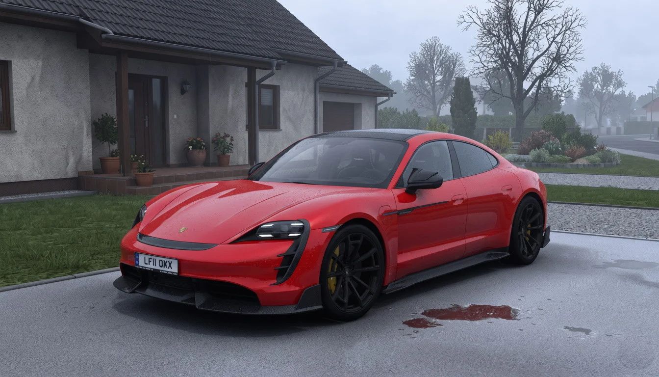 МОД Porsche Taycan Turbo S Mansory 2025 v1.0 ДЛЯ EURO TRUCK SIMULATOR 2