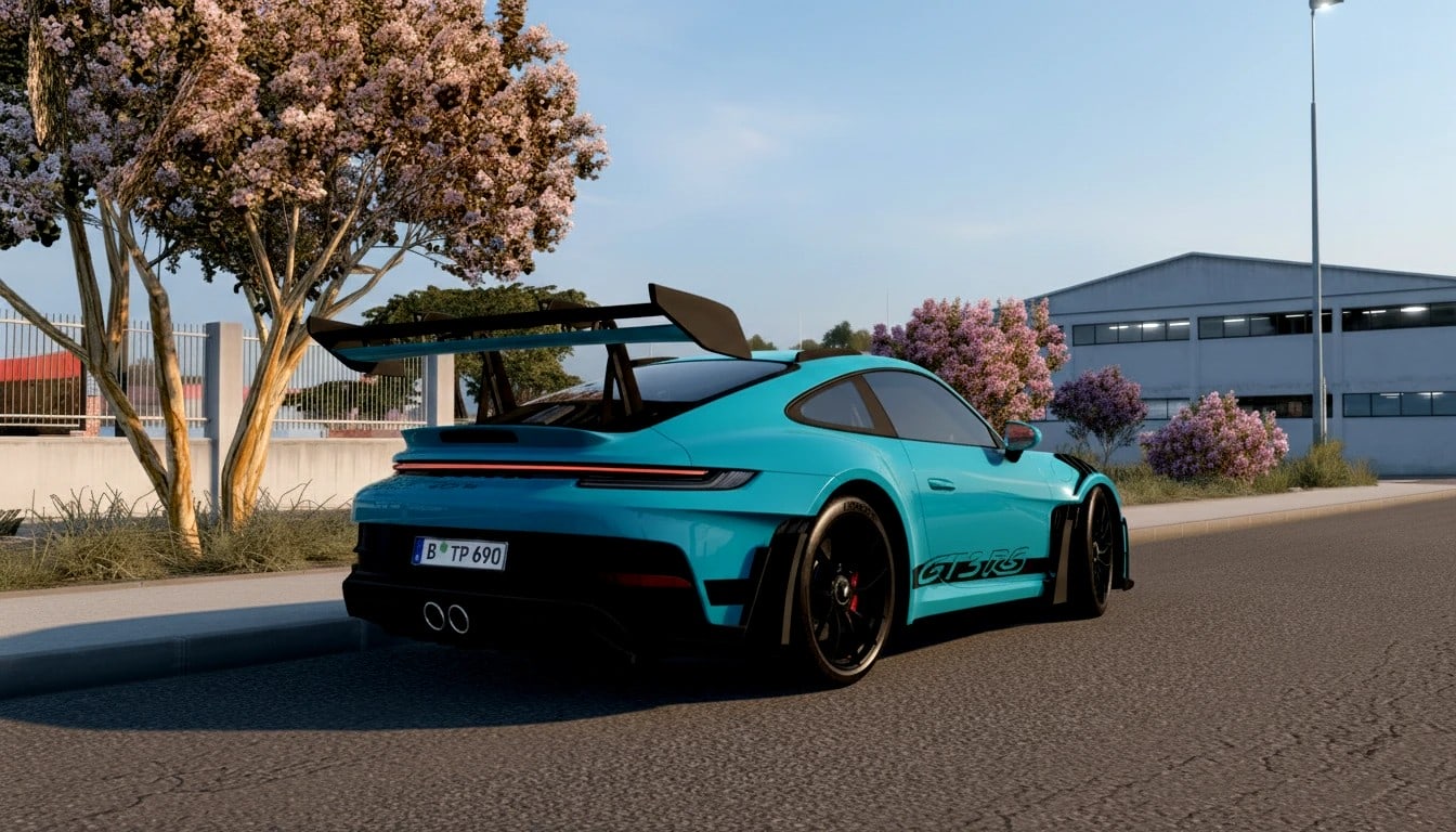 МОД Porsche 911 GT3 RS 2023 v1.2 ДЛЯ EURO TRUCK SIMULATOR 2 thumbnail 3