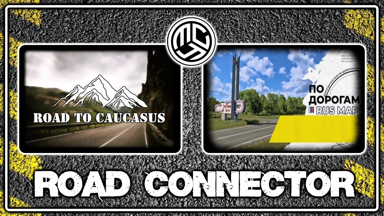 МОД Road to Caucasus + RusMap VK RC v2.1 ДЛЯ EURO TRUCK SIMULATOR 2