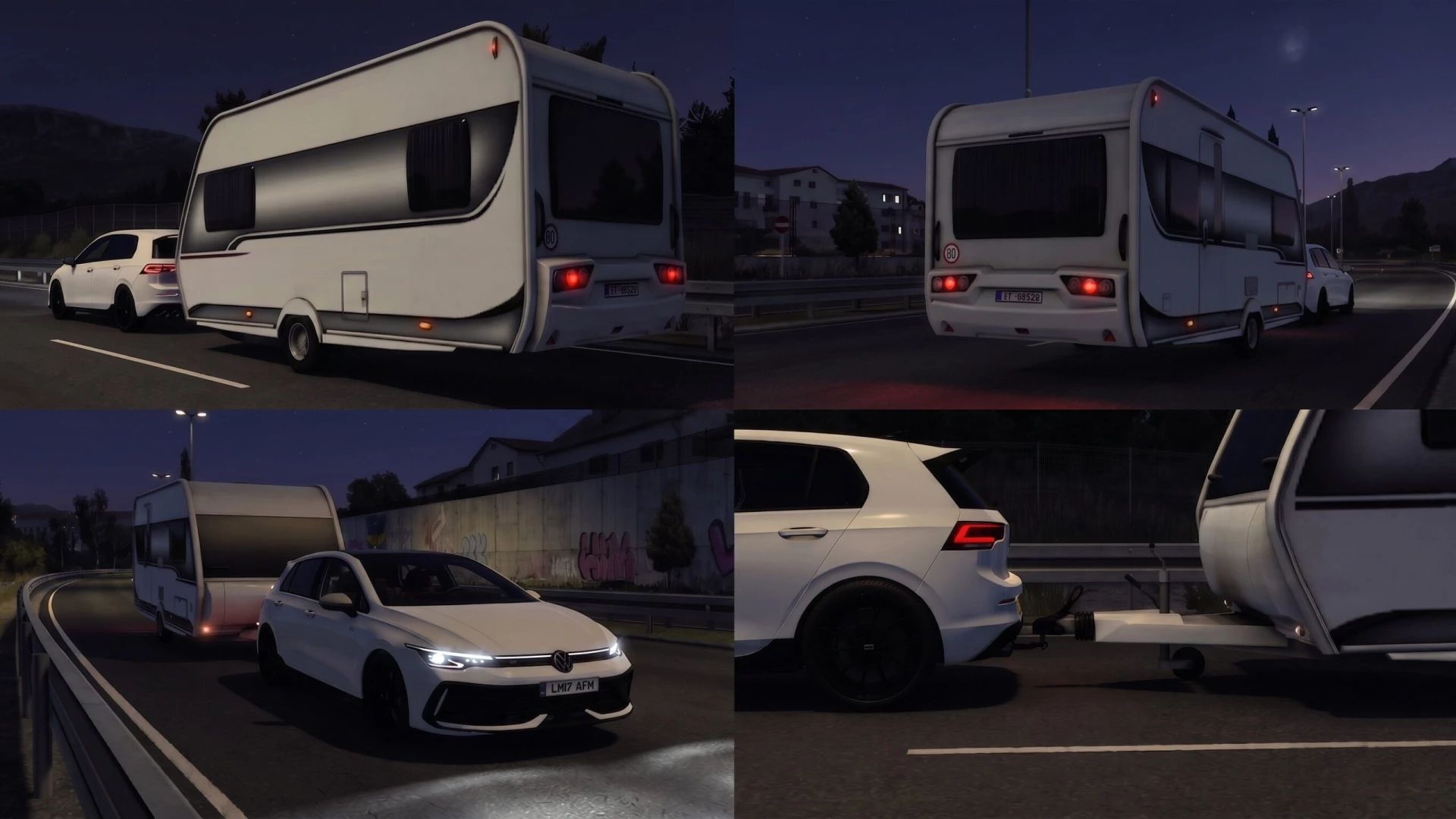 МОД Caravan Ontour 470 Trailer v1.0 ДЛЯ EURO TRUCK SIMULATOR 2