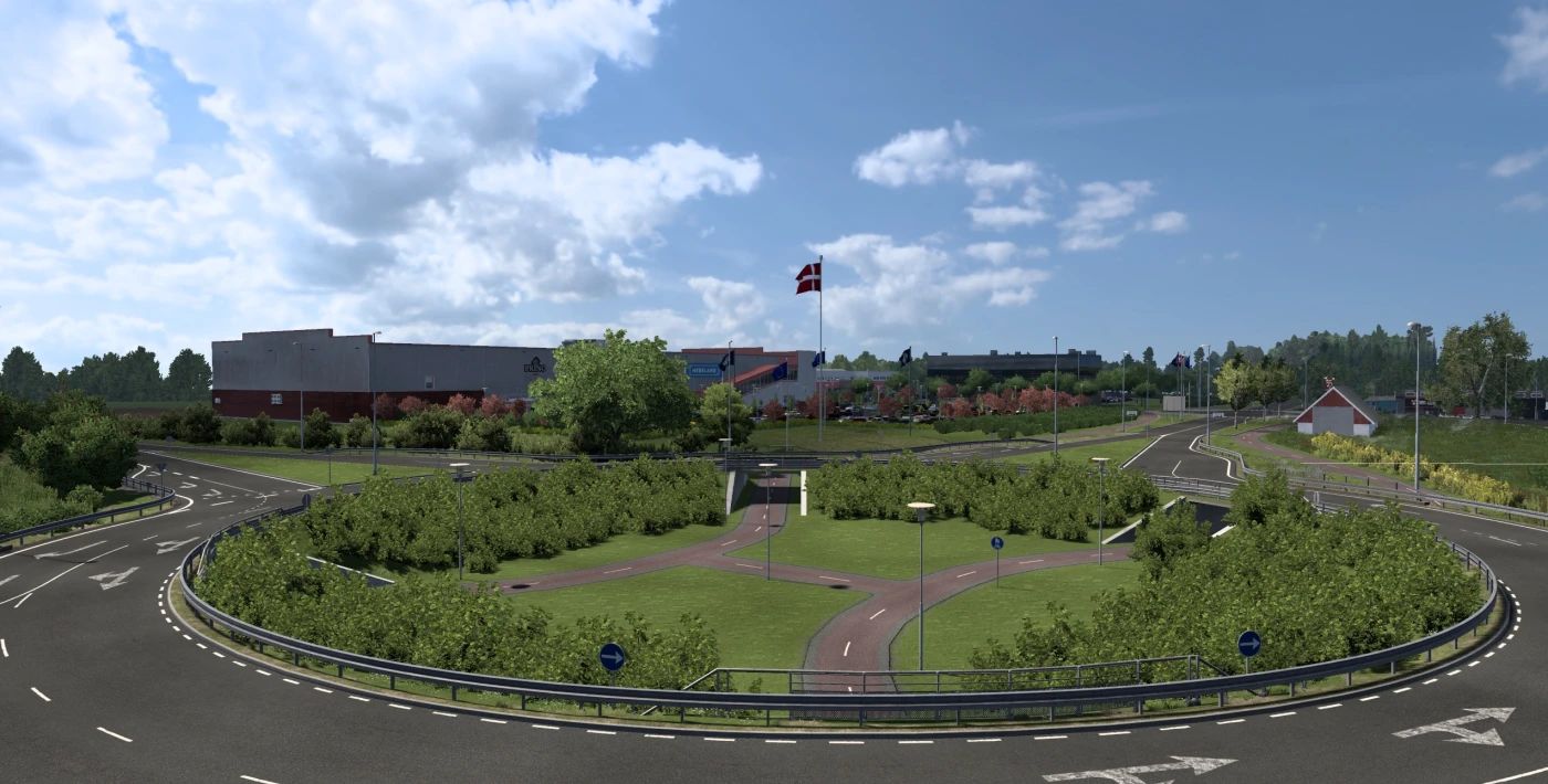 МОД Danmark Refined v2.3 ДЛЯ EURO TRUCK SIMULATOR 2 thumbnail 3