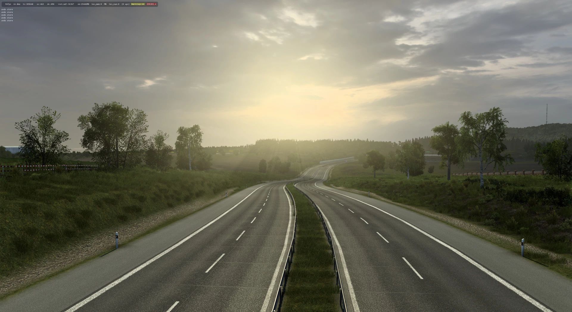 МОД Weather ETS2 ATS 2.0 v3.8 + addons ДЛЯ EURO TRUCK SIMULATOR 2