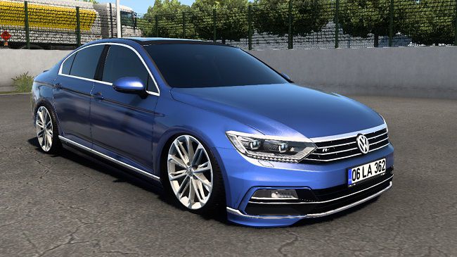 МОД Volkswagen Passat B8 v2.5 ДЛЯ EURO TRUCK SIMULATOR 2