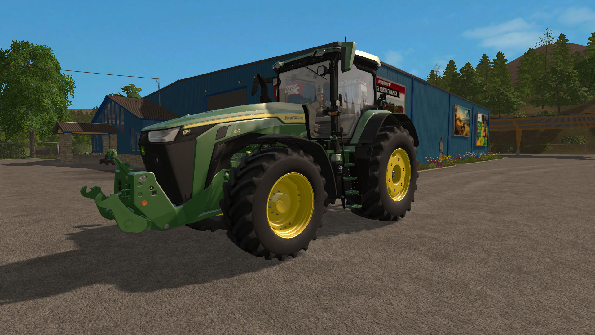 Moд JohnDeere_8R v1.0.0.0 для Farming Simulator 2017